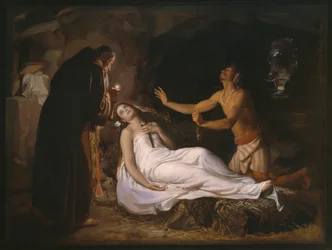 Die letzten Momente von Atala, 1871